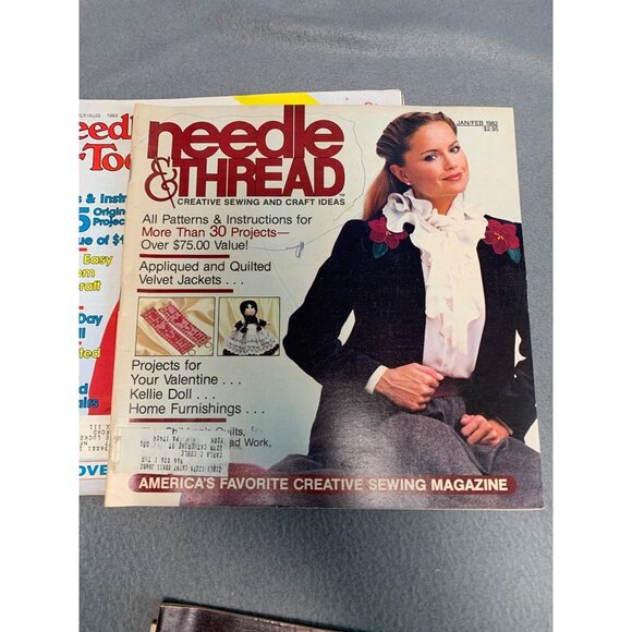 Vintage Needlecraft & Sewing Magazines 1983 Lot - Patterns & Instructions - Picture 4 of 7